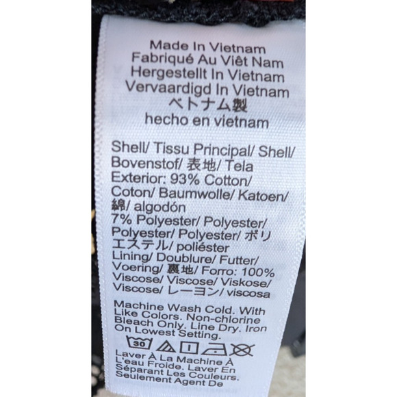 J Crew Womens Black Eyelet Floral Ruffle Neck Dark Coquette Sleeveless Top Small - Picture 6 of 9